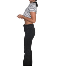 Load image into Gallery viewer, black high waisted skinny jeans
