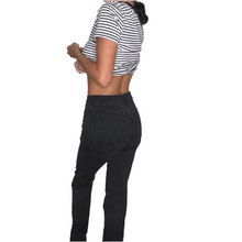 Load image into Gallery viewer, black high waisted skinny jeans
